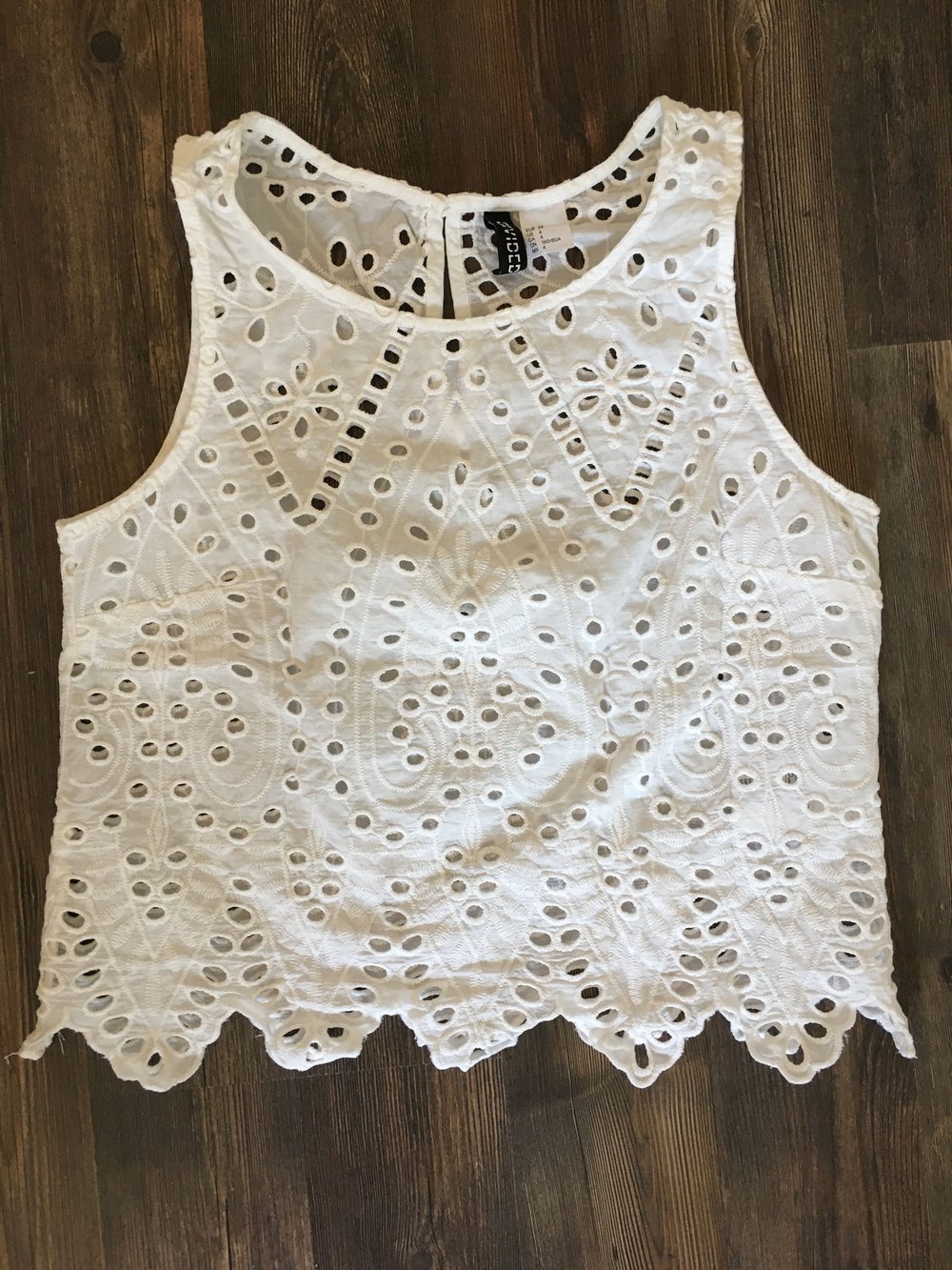 Weißes Top von H&M in 34