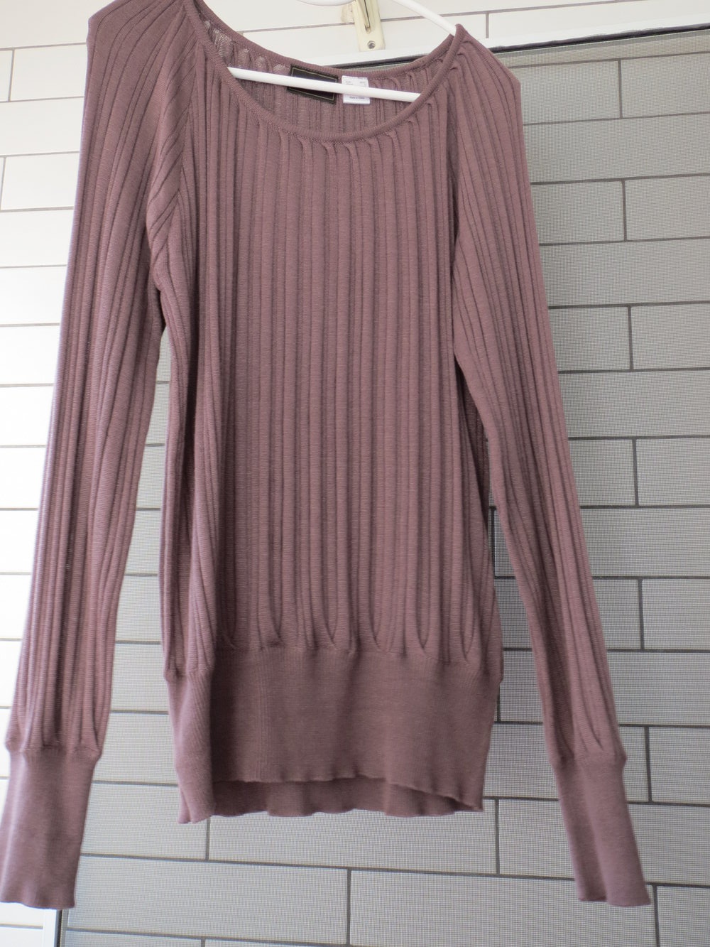 Pullover, Gr.36/38, taupe, Langarm