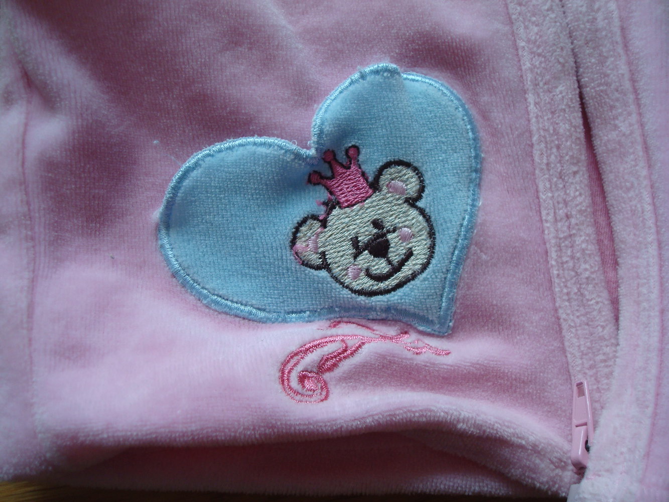 süße kuschelige Sweatjacke Gr. 62