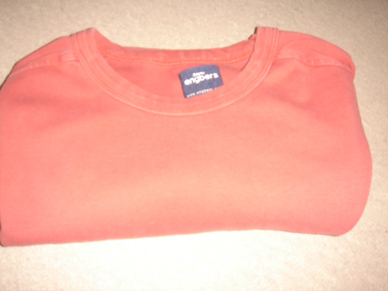 tolles herrent-shirt gr.XXL von engberts in rostbraun