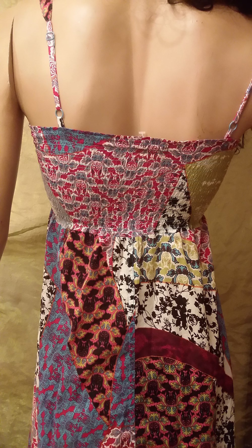 Maxi - Kleid im Mustermix 