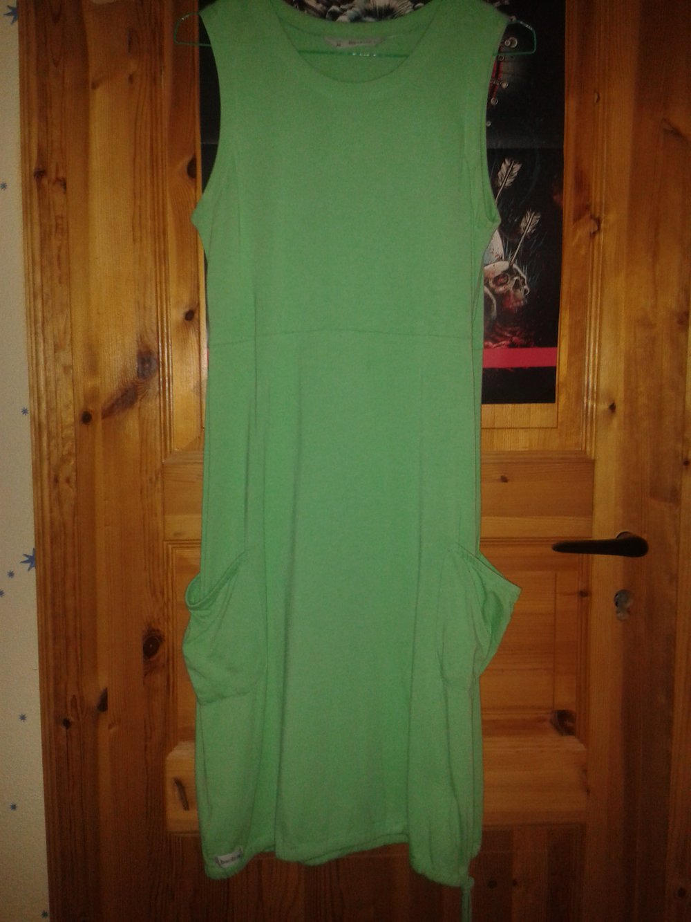 Sommerkleid lang grün Taschen