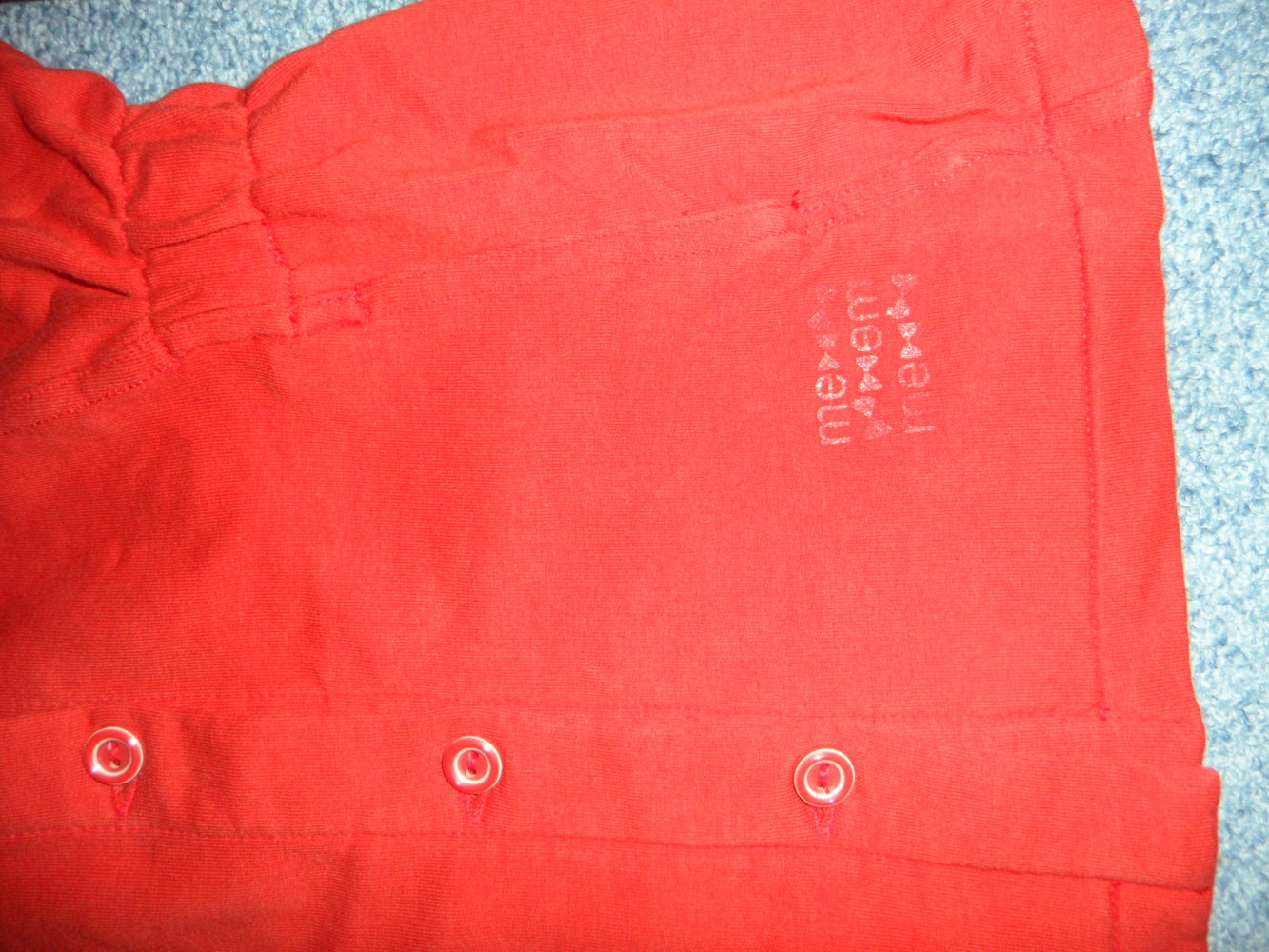 Orange Sweatjacke tailliert von MEXX