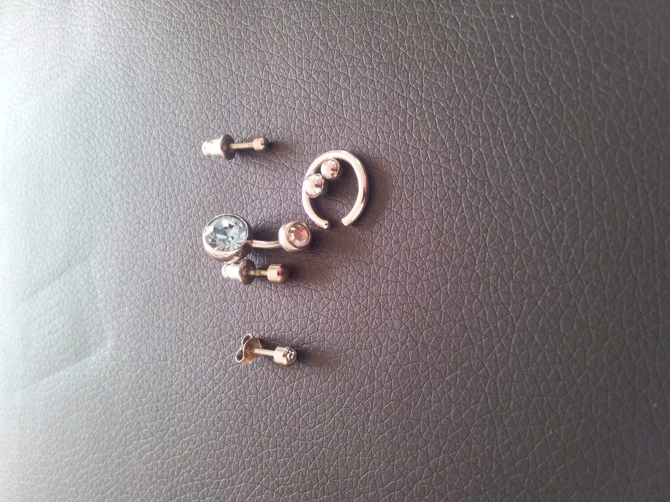 Piercings echt Silber alles zusammen