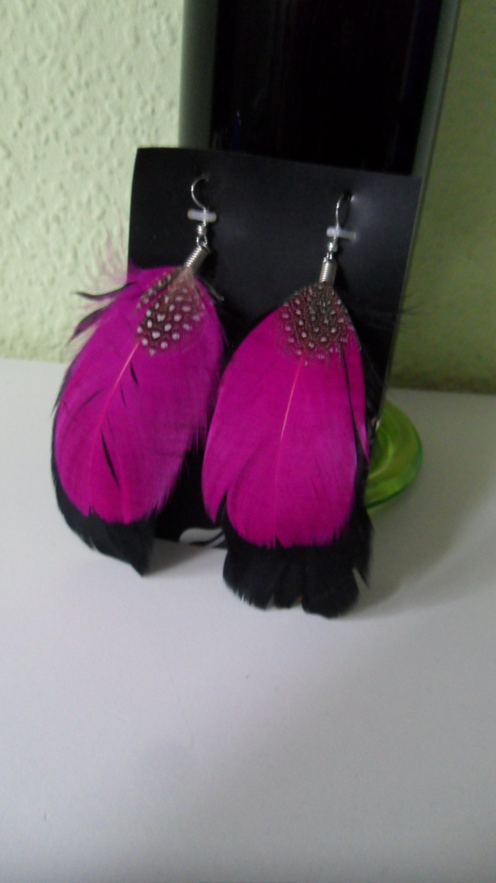 Federohrringe - neu - Ohrhänger - Federschmuck