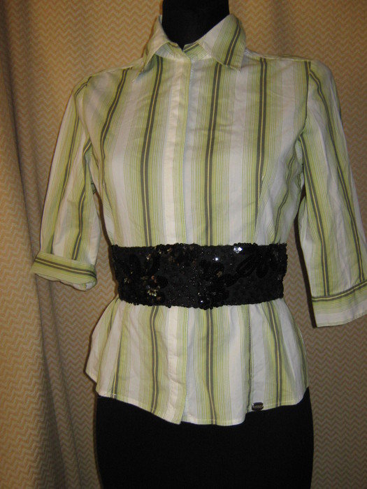 NEU * Edel * Freizeit * Business * Streifen * Hemd- Bluse 