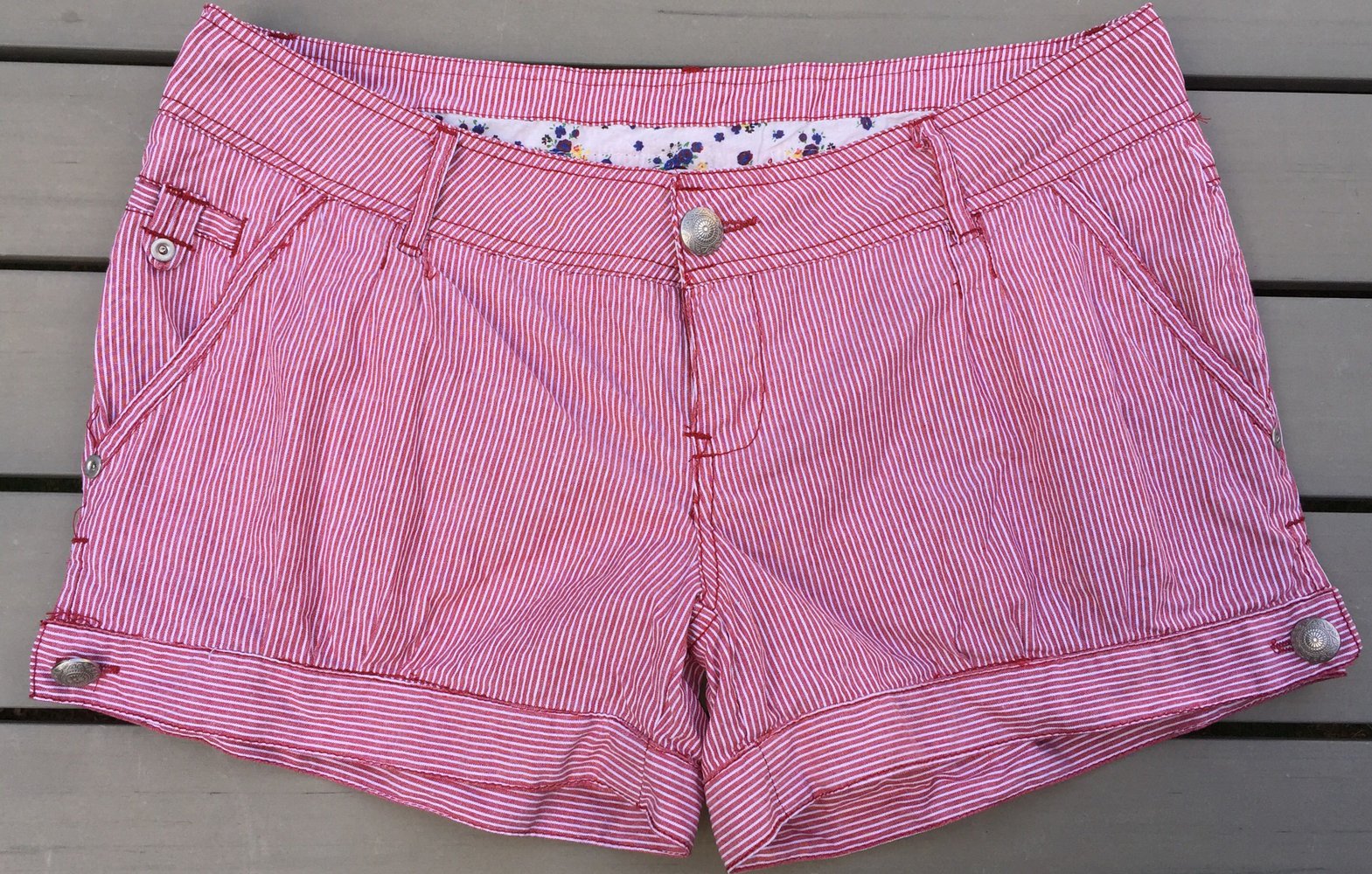 HOTPANTS maritim SHORTS gestreift Gr. L