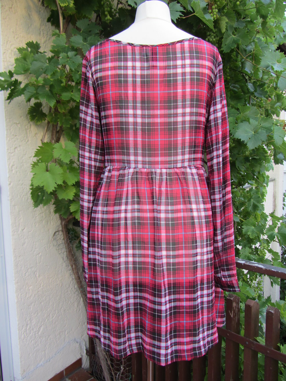 Karierte Tunika Bluse / Kleid von H&M