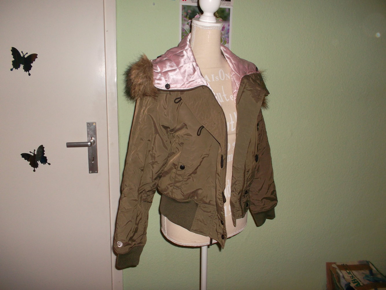 kurze jacke grösse 34/36,grün