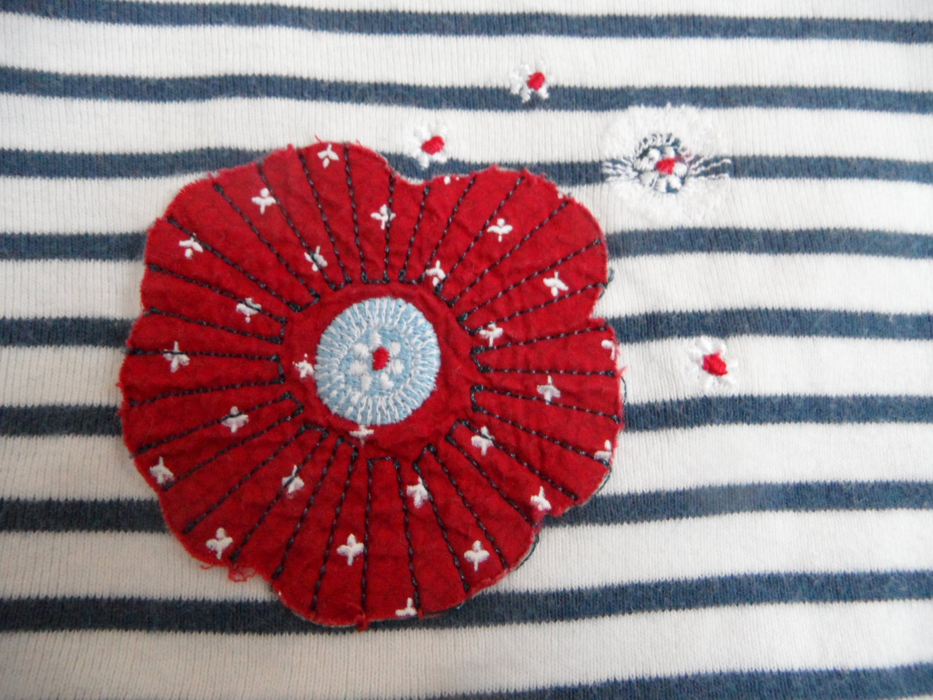 Sergent Major süßes Langarmshirt Wickeloptik Gr. 80/86