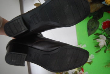 Leder  Vintage  Schnürstiefeletten  Boots Schuhe  Trendi