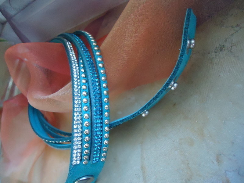 Wickelarmband (Armband Nieten-Strass)