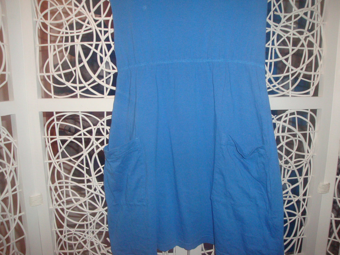 Blaues Sommerkleid kurz