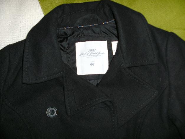 Schwarzer Mantel von H&M