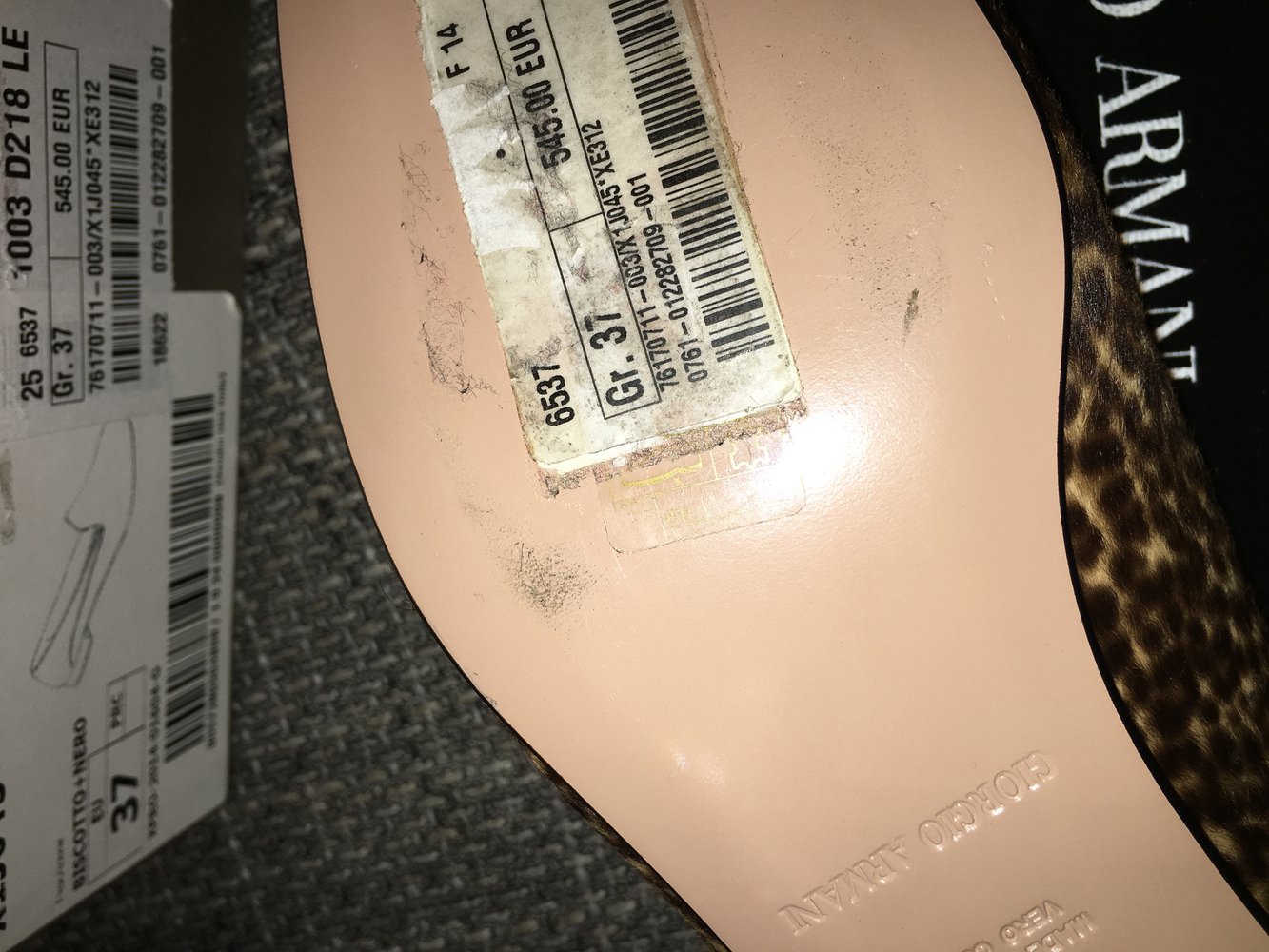 Neue Giorgio Armani Schuhe 