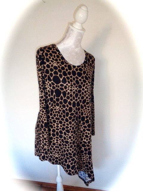 Monki Kleid Leoprint asymmetrisch von Monki