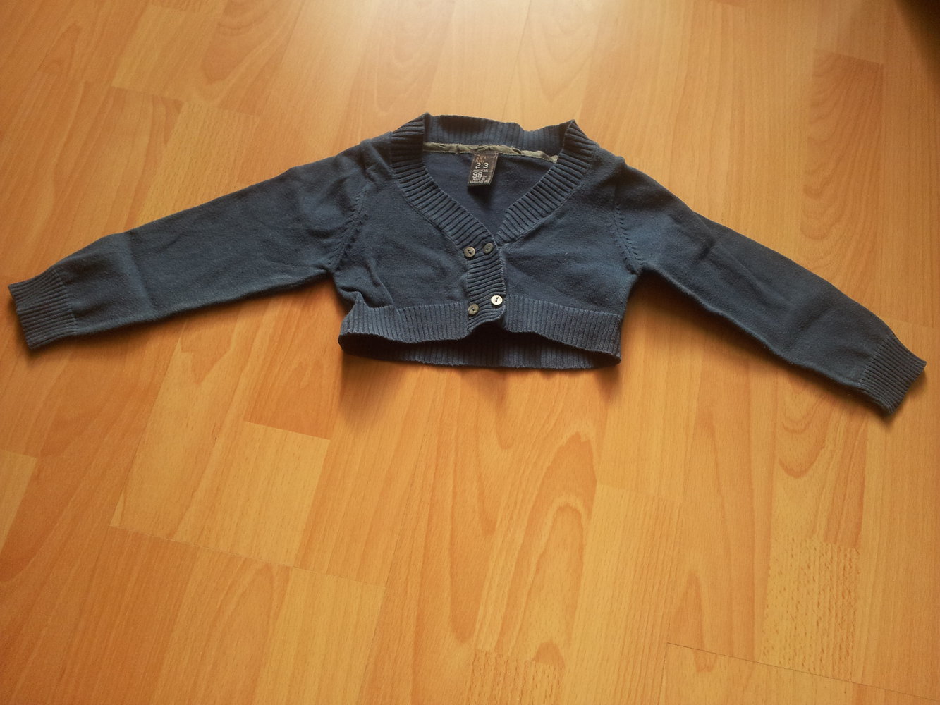 Bolero Jäckchen dunkelblau Zara Gr. 98 