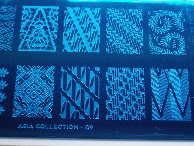 Moyou Stamping Nail Art  NEUE Schablone  Asia 09