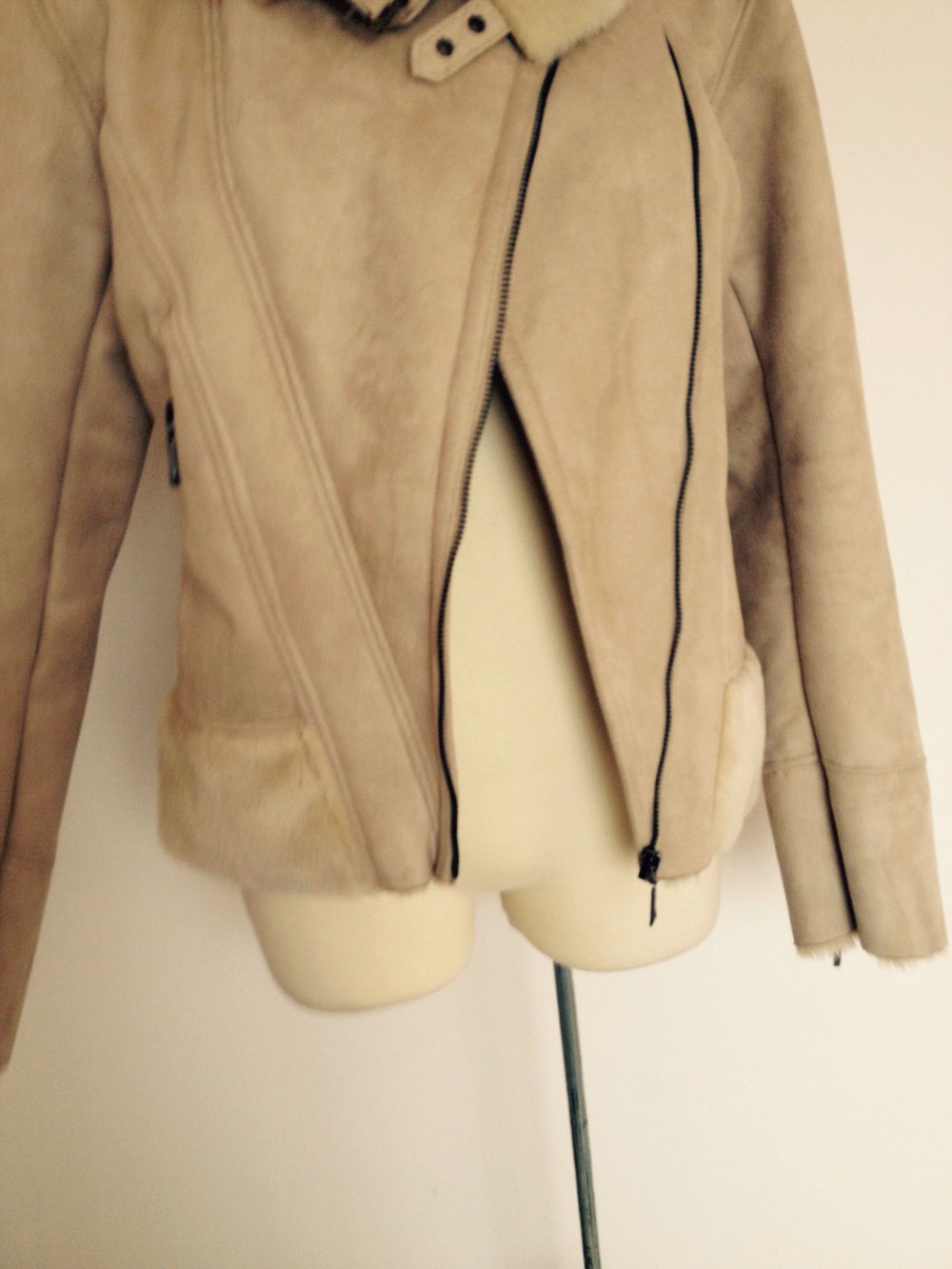 Exclusive Webpelzjacke Lammfelloptik 