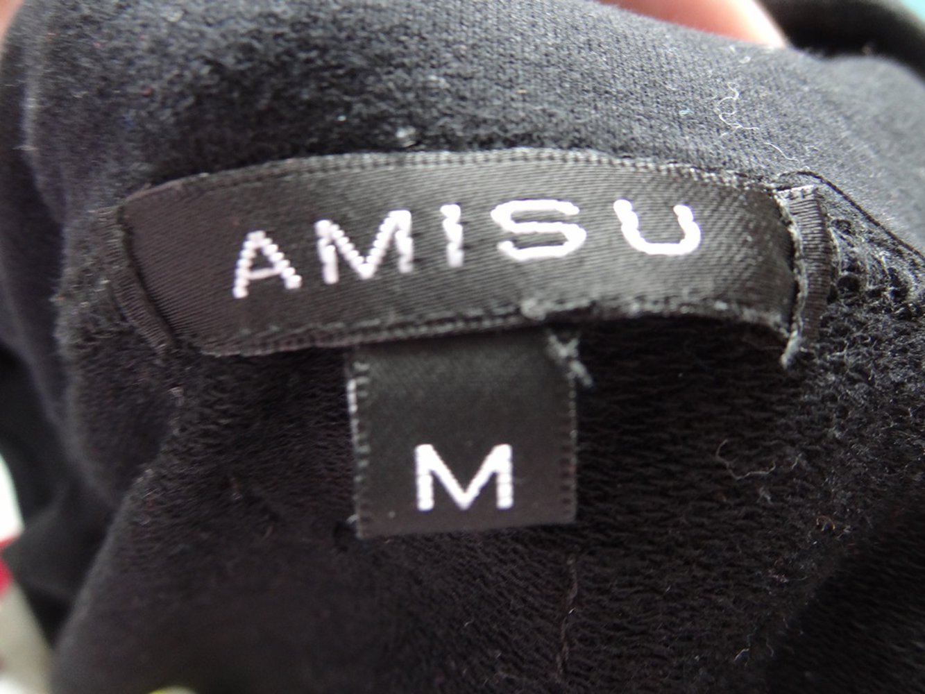 Schwarze Sweatyjacke Weste langärmlig mit Reißverschluss