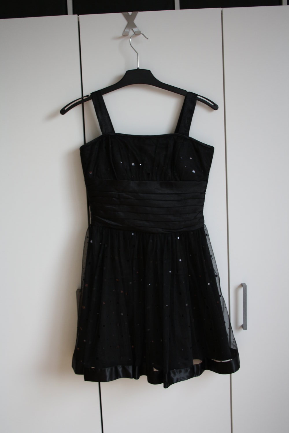 * Kleid schwarz Cocktailkleid Glitzer