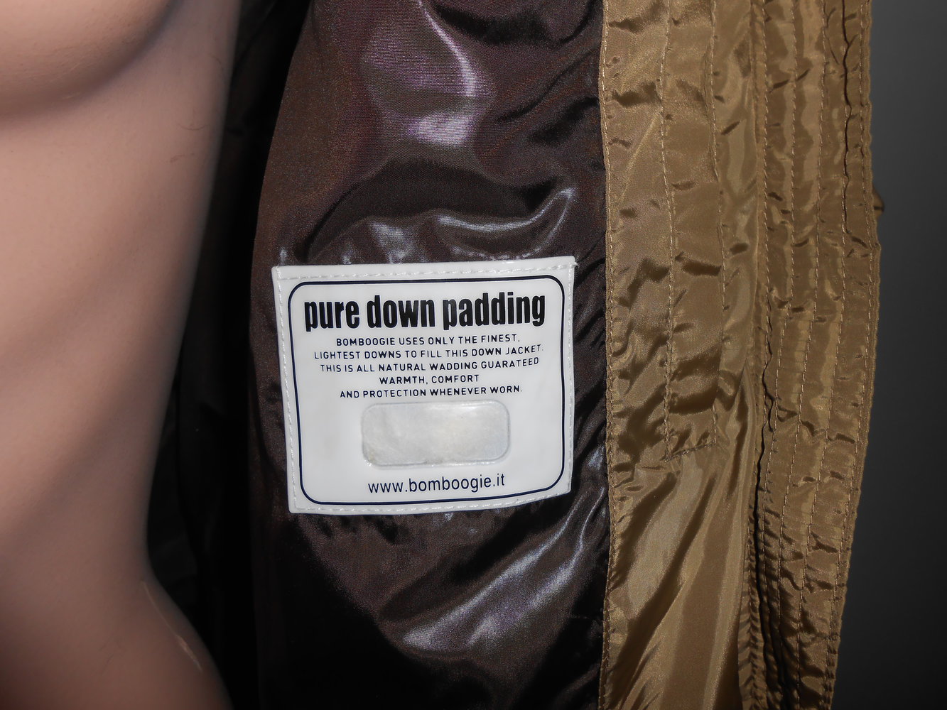 BOMBOOGIE Daunenmantel Hellbraun CW922FT Gr. M