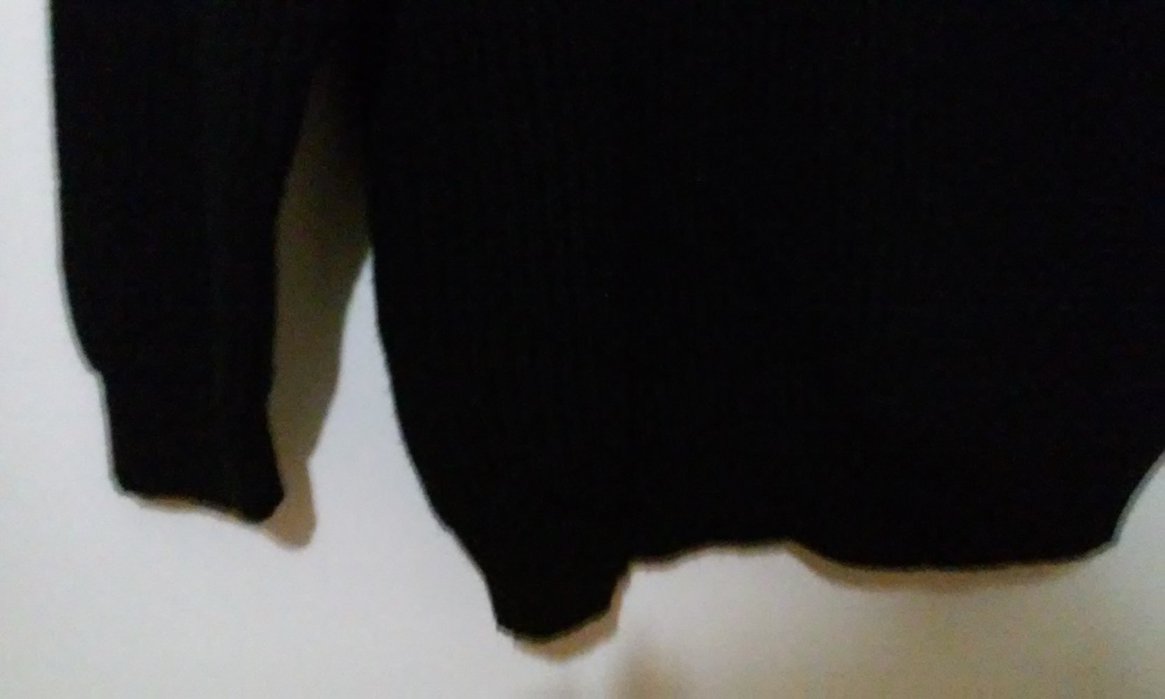 Winterpullover Pulli Rolli schwarz