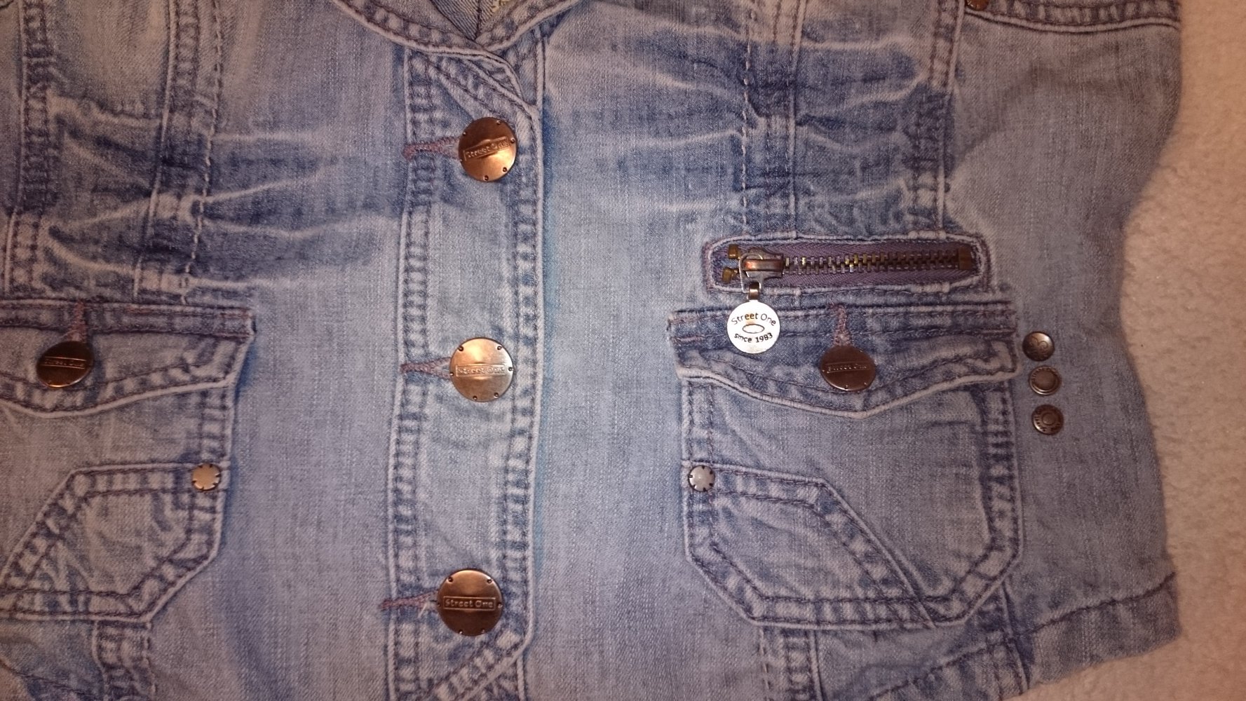 Jeansweste von Street One Größe M (40)