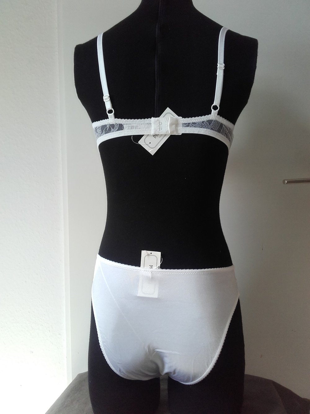 Magali, lila weiß durchsichtiig, slip 38 BH 75A