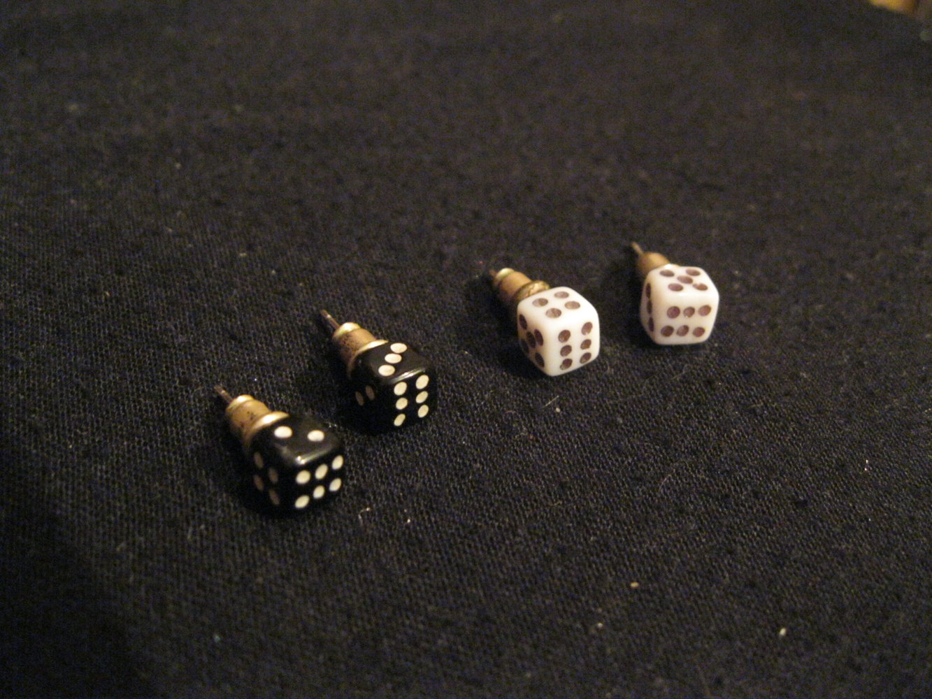 Würfel Ohrringe 2 Paar