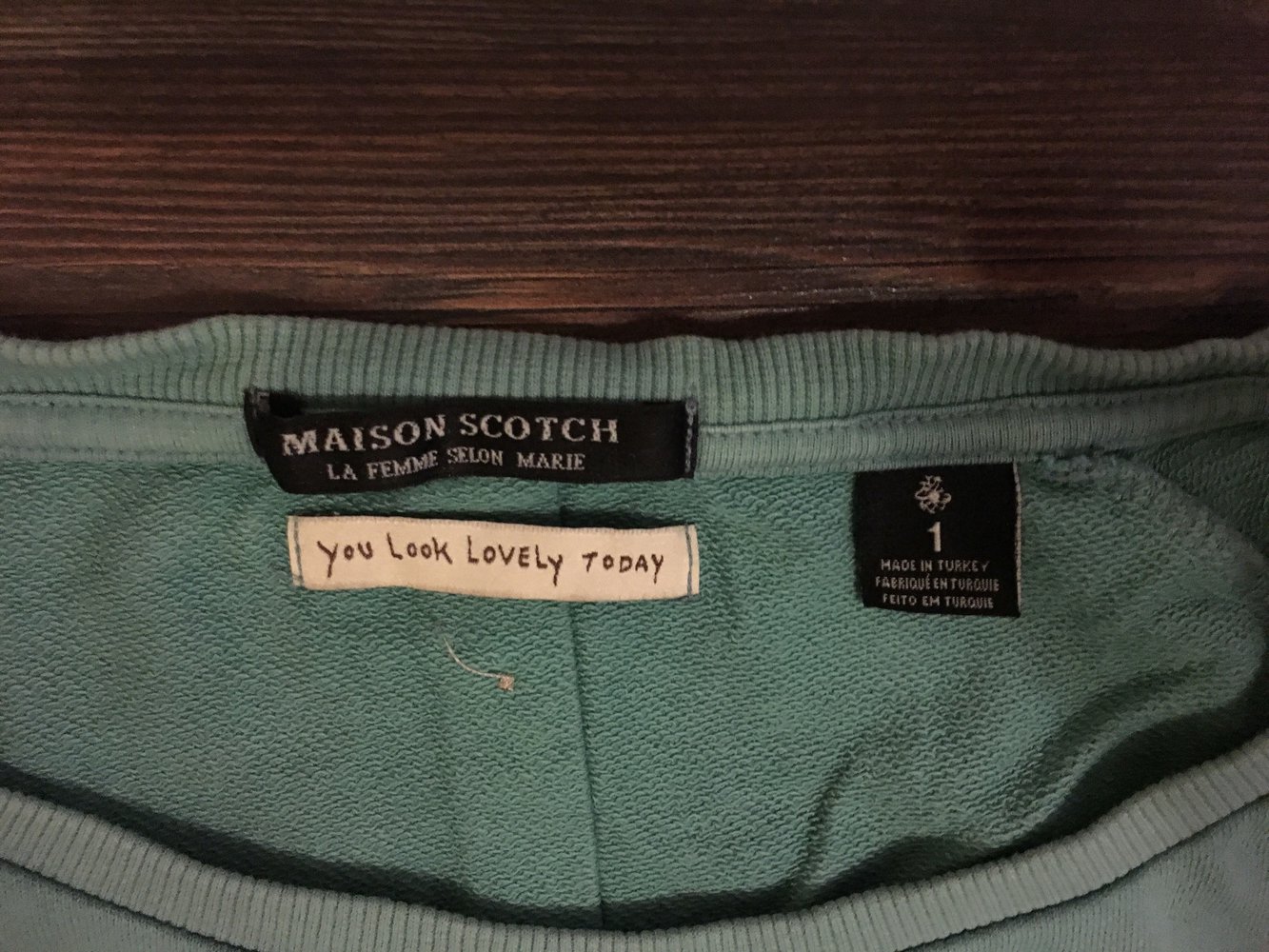 Maison Scotch T-Shirt Pulli Pullover Hoodie kurzärmelig Gr. S/M