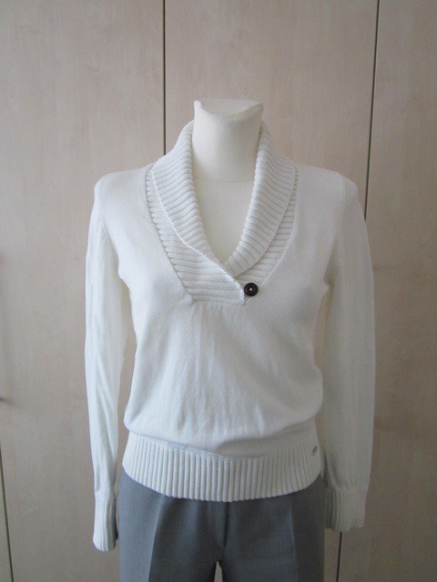 Wollweißer Pulli von S. Oliver