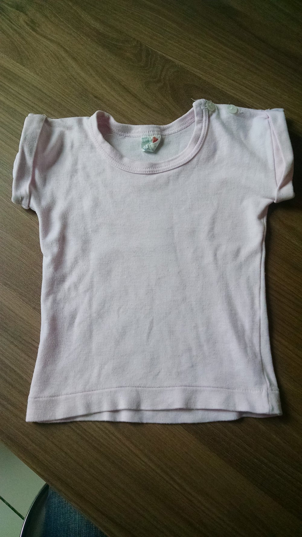 T-Shirt Gr. 86/92 in zartrosa