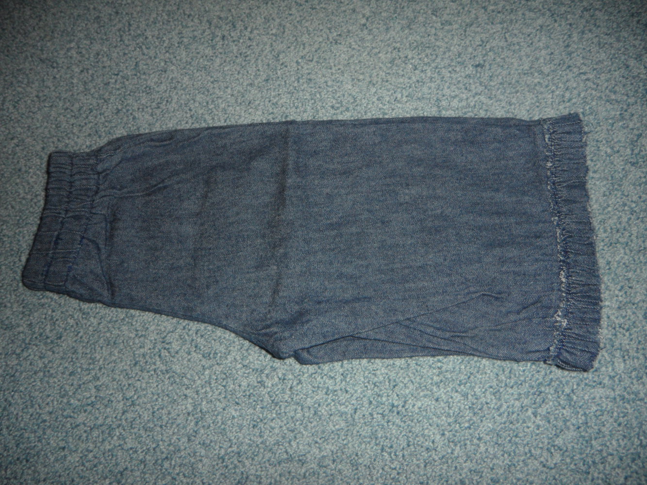 DIY Jeans Hose Mädchen Sommerjeans Gr. ca. 68/74