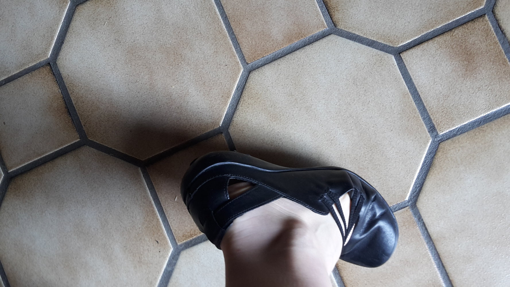 Remonte gr. 37 echt Leder schwarz chic Ballerina