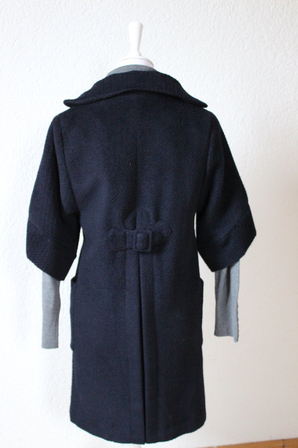 Warmer süßer Mantel (Dunkelblau)