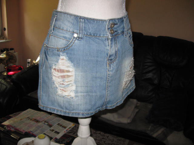 *** Super ~ Sexy ~ Fetziger ~ Mini ~ Jeans ~ Rock ***