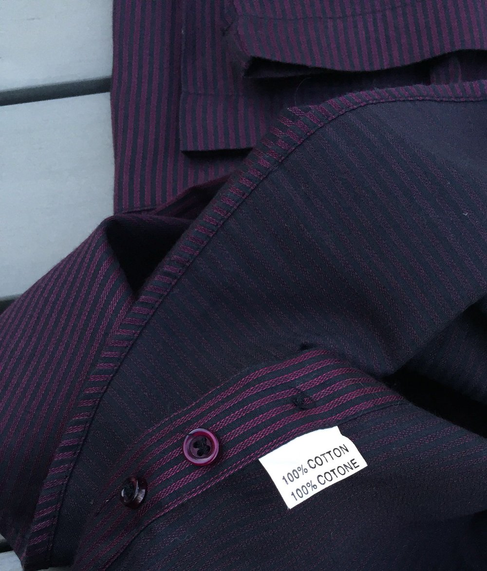 SECOLO Kurzarm HEMD Nadelstreifen Gr. 40 (M)