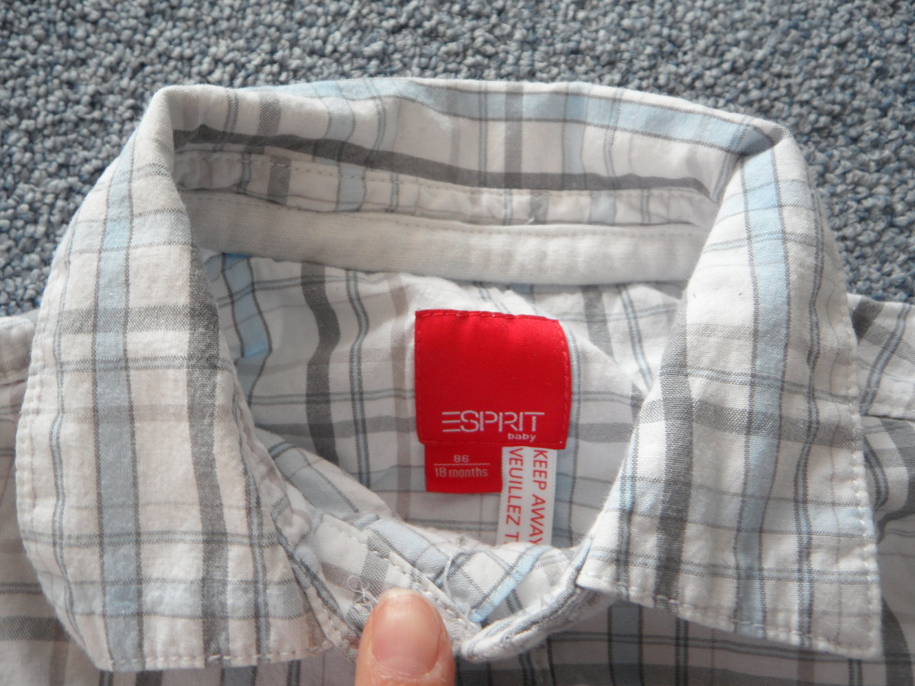 Süßes Hemd von Esprit top Zustand Gr. 86