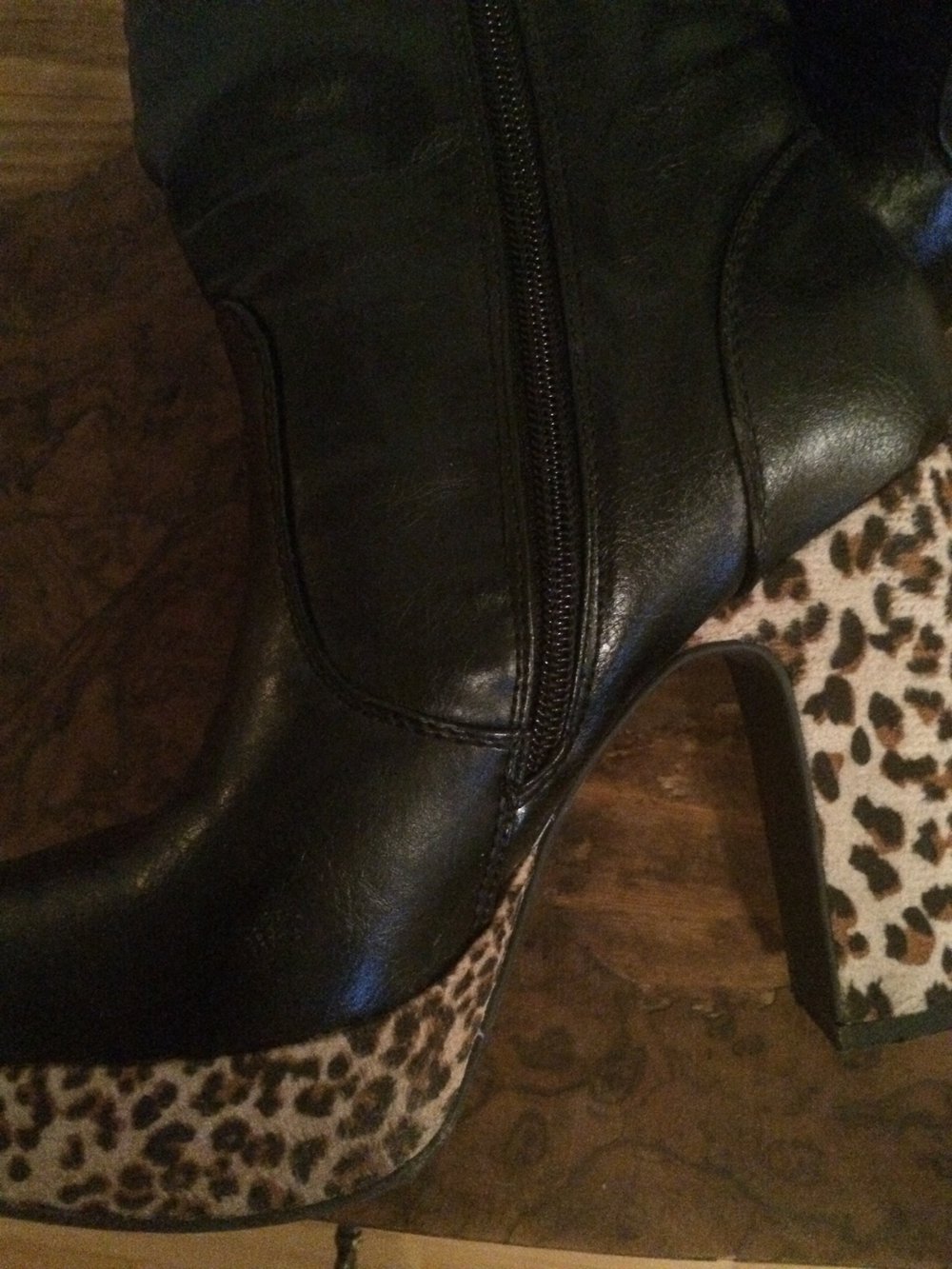Stiefeletten Stiefel leo Leder