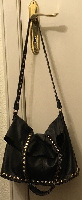 Zara Ledertasche mit goldenen Nieten