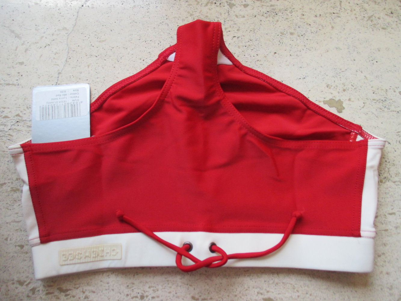 Chiemsee; Bügel Bikini , rot , weiß, Gr. S , neu mit Etikett