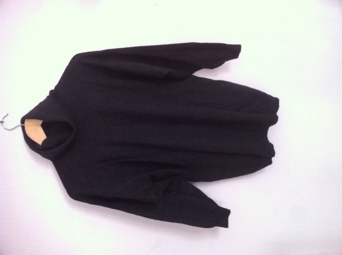 Strickpullover Rollkragen dunkelgrau grau Longpullover Pulli gestrickt warm weich kuschelig Pulloverkleid oversize Schurwolle Merinowolle Wolle Herbst Winter 