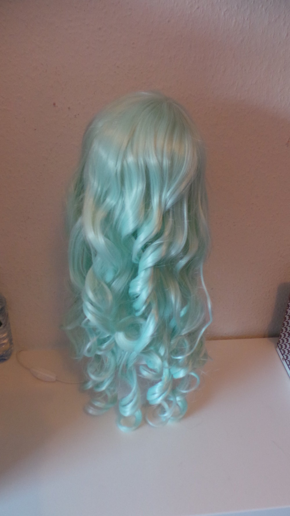 Pastell  Perücke Türkis Cosplay wig  