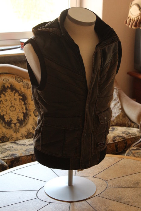 Weste Jacke Angelo Listrico braun Größe S