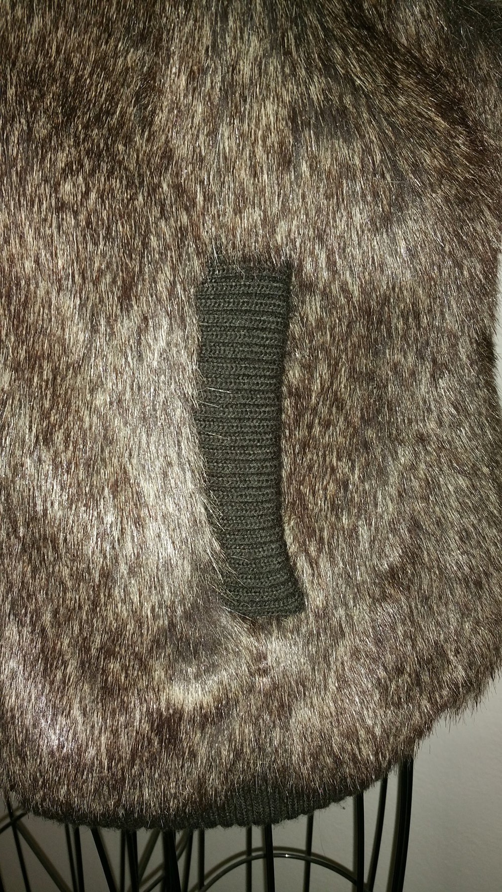 Damenweste von C&A, Kunstfell, braun