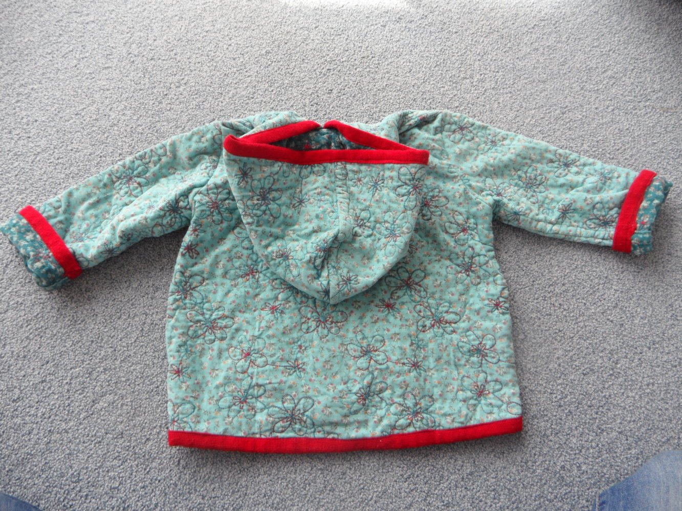 Unikat DIY Dawanda Mantel Jacke Gr. 86/92/98