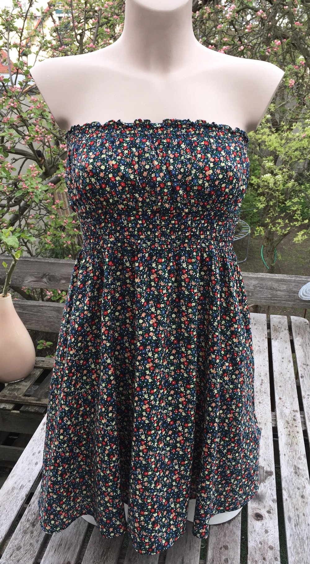 QUICKSILVER Bandeau KLEID Mille Fleur Gr. S