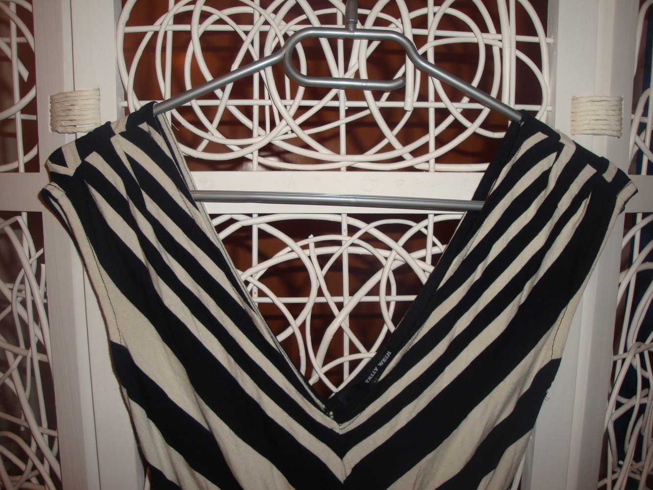 Sommerkleid schwarz-weiß