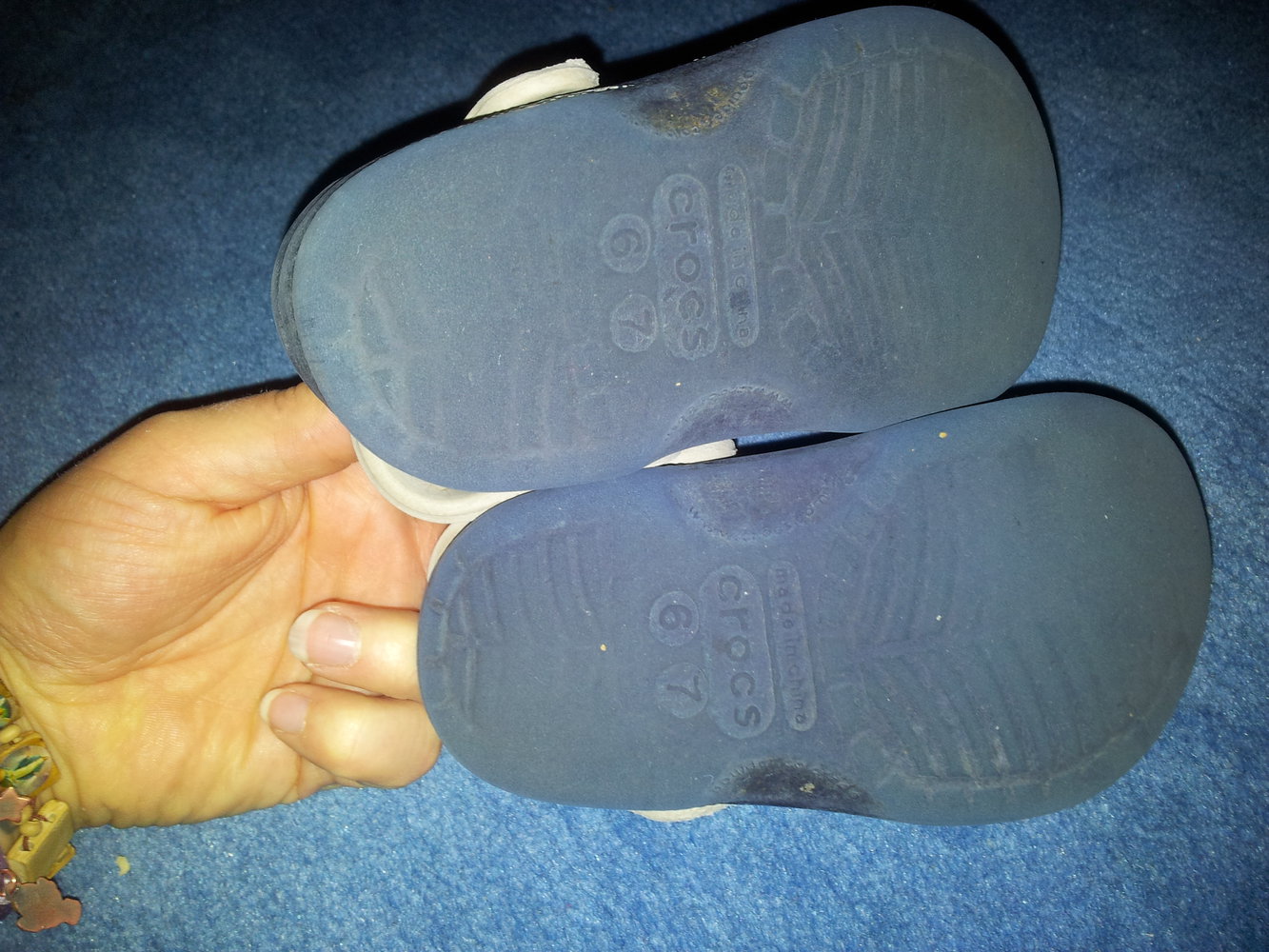 Gummischuhe Gummilatschen Hausschuhe Crocs New York Yankees